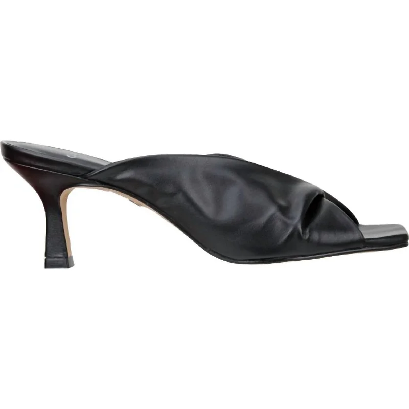 Women's Sage Slide Heels In Black