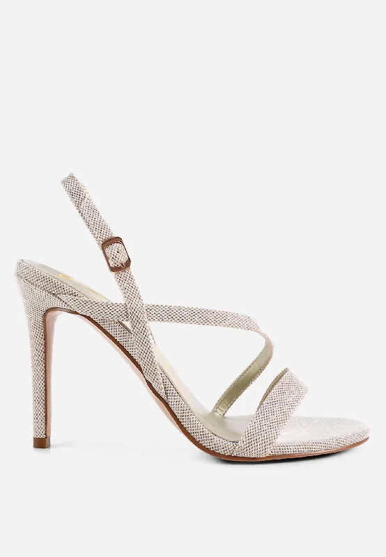 Women's Skyfall Ankle Strap Sandals In Latte