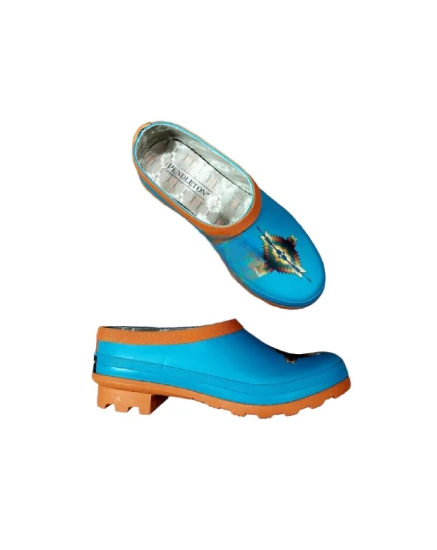 Women's Spring Clog In Turquoise Pagosa