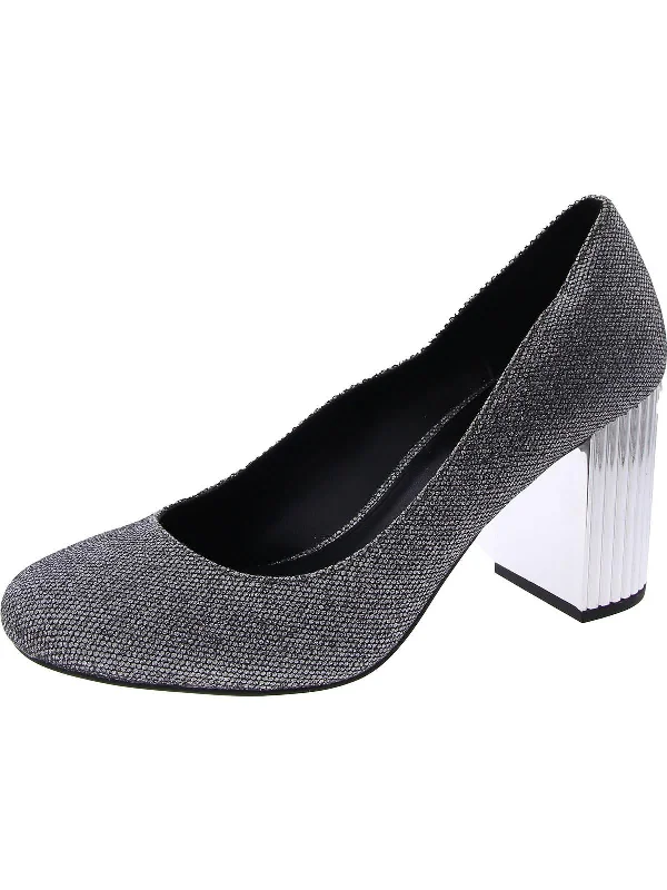 Womens Suede/Leather Dressy Block Heels