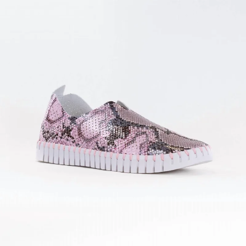 Women's Tulip Shoes In Lavender Snake