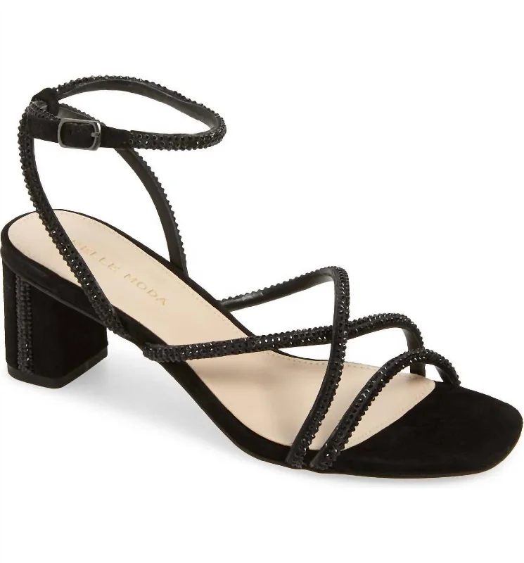 Women's Viena 2 Block Heel In Black